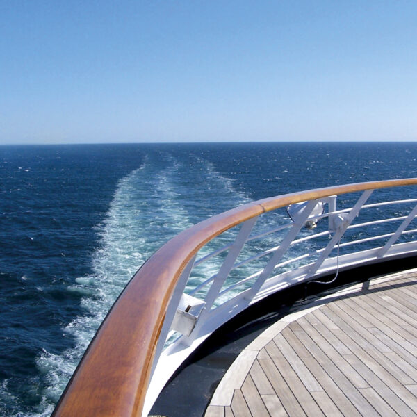 cruise ship at sea
